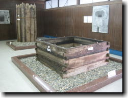 遺構展示館の井戸