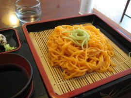 柿ざるうどん
