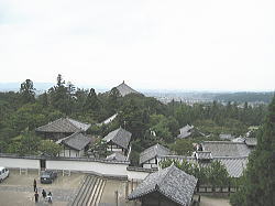 二月堂から奈良盆地